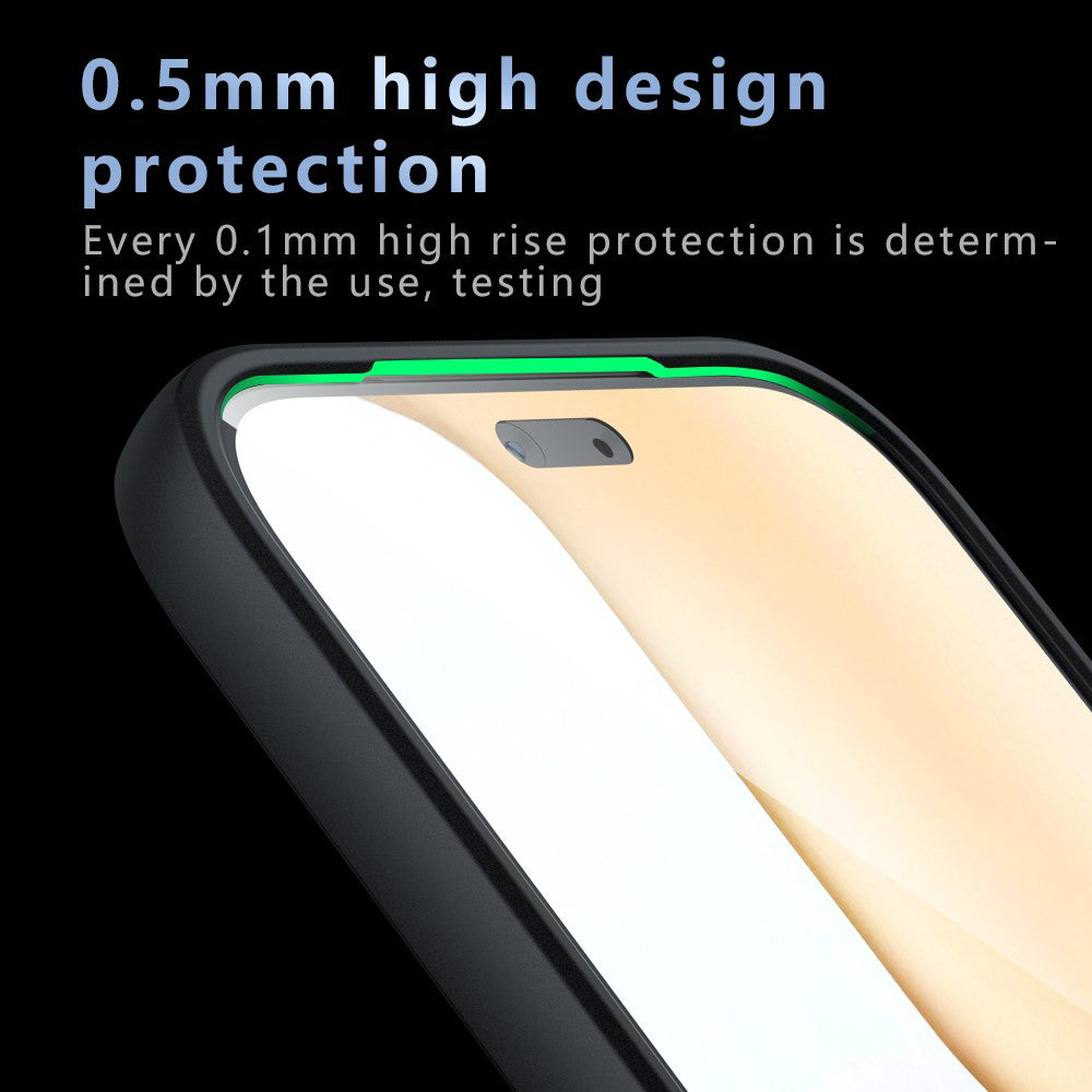 Capa MagSafe para Honor 600 Lite, Techsuit, PureFrost, Preta Fosca Satinada