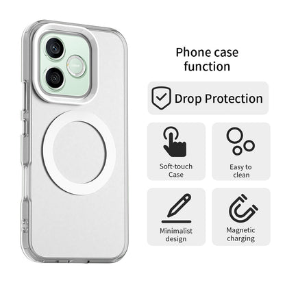 Capa MagSafe para Honor 600 Pro / 600, Techsuit, CandyCase, Branca