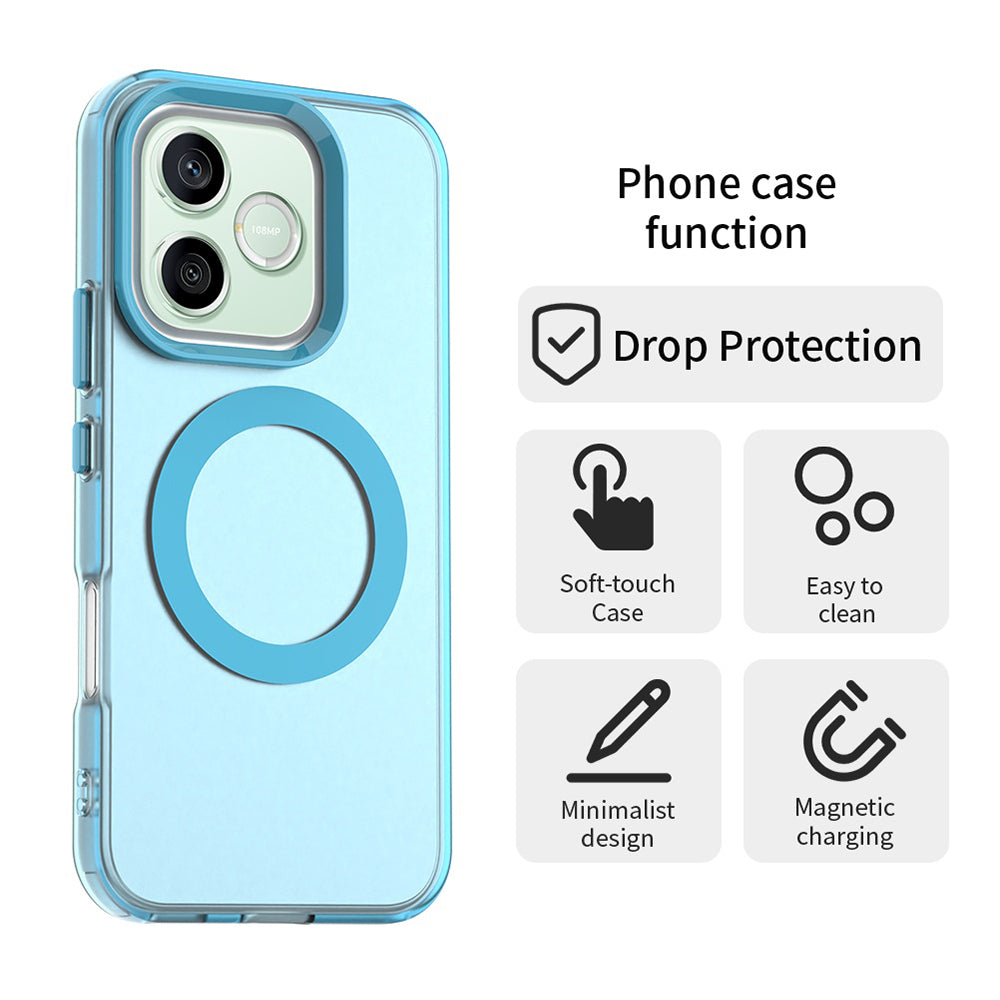 Capa MagSafe para Honor 600 Pro / 600, Techsuit, CandyCase, Azul