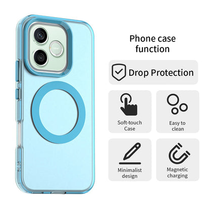 Capa MagSafe para Honor 600 Pro / 600, Techsuit, CandyCase, Azul