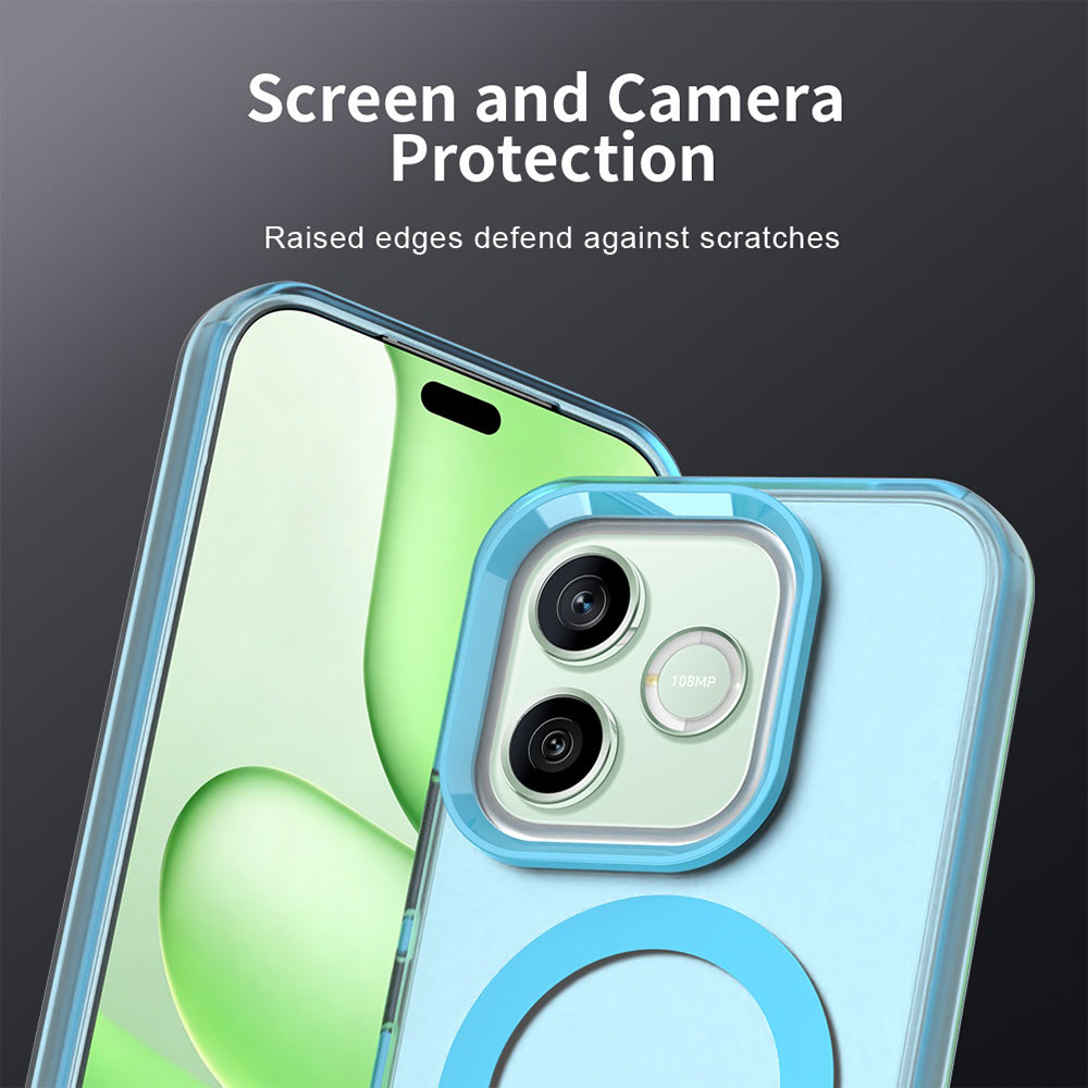 Capa MagSafe para Honor 600 Pro / 600, Techsuit, CandyCase, Azul