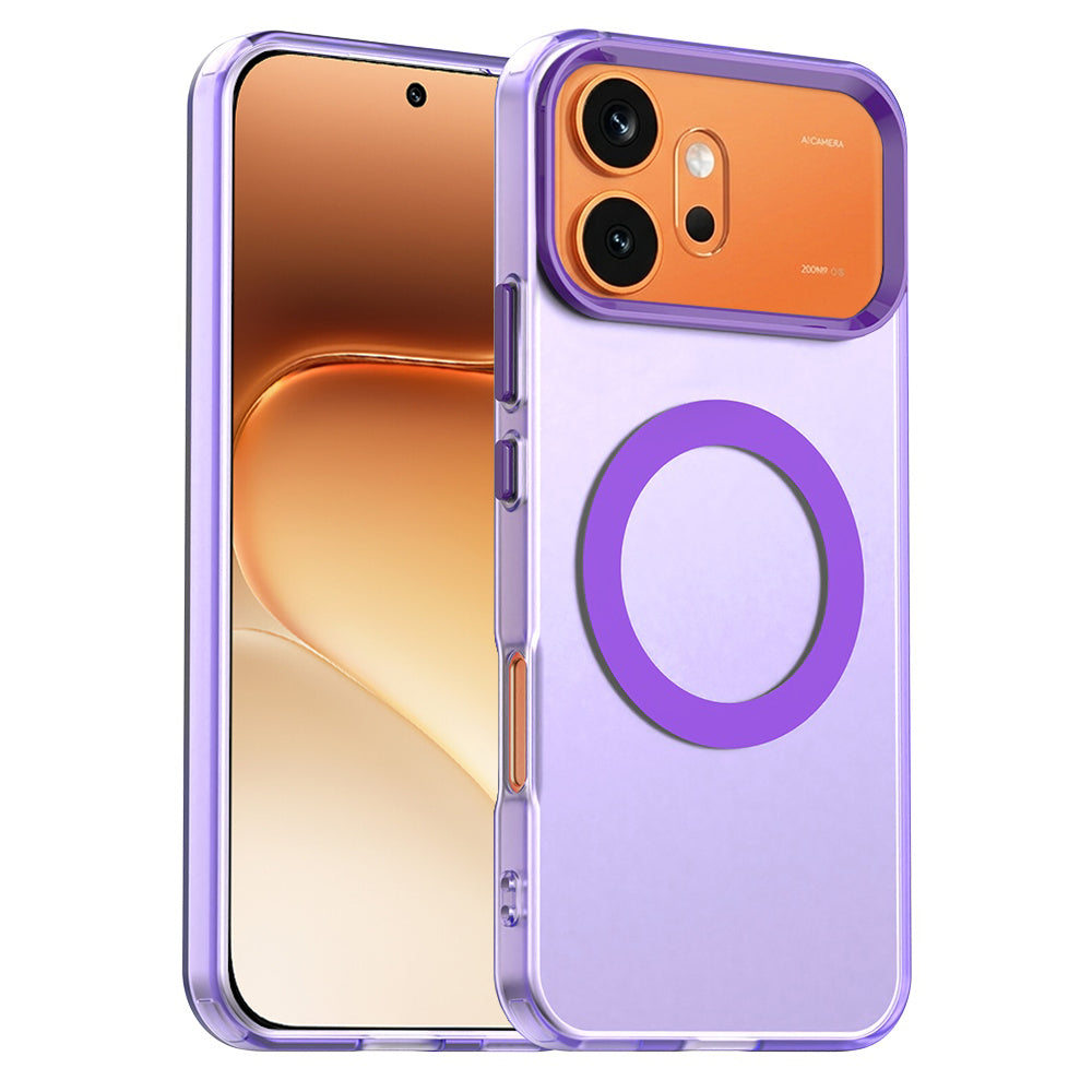 Capa MagSafe para Honor 600 Pro / 600, Techsuit, CandyCase, Roxo