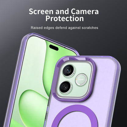 Capa MagSafe para Honor 600 Pro / 600, Techsuit, CandyCase, Roxo