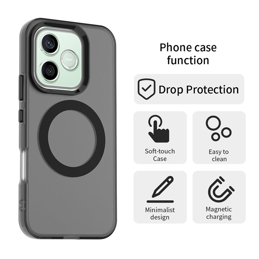 Capa MagSafe para Honor 600 Pro / 600, Techsuit, CandyCase, Preta