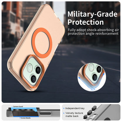 Capa MagSafe para Honor 600 Pro / 600, Techsuit, CandyCase, Laranja