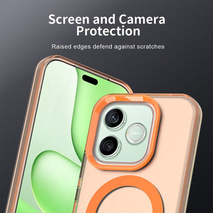 Capa MagSafe para Honor 600 Pro / 600, Techsuit, CandyCase, Laranja