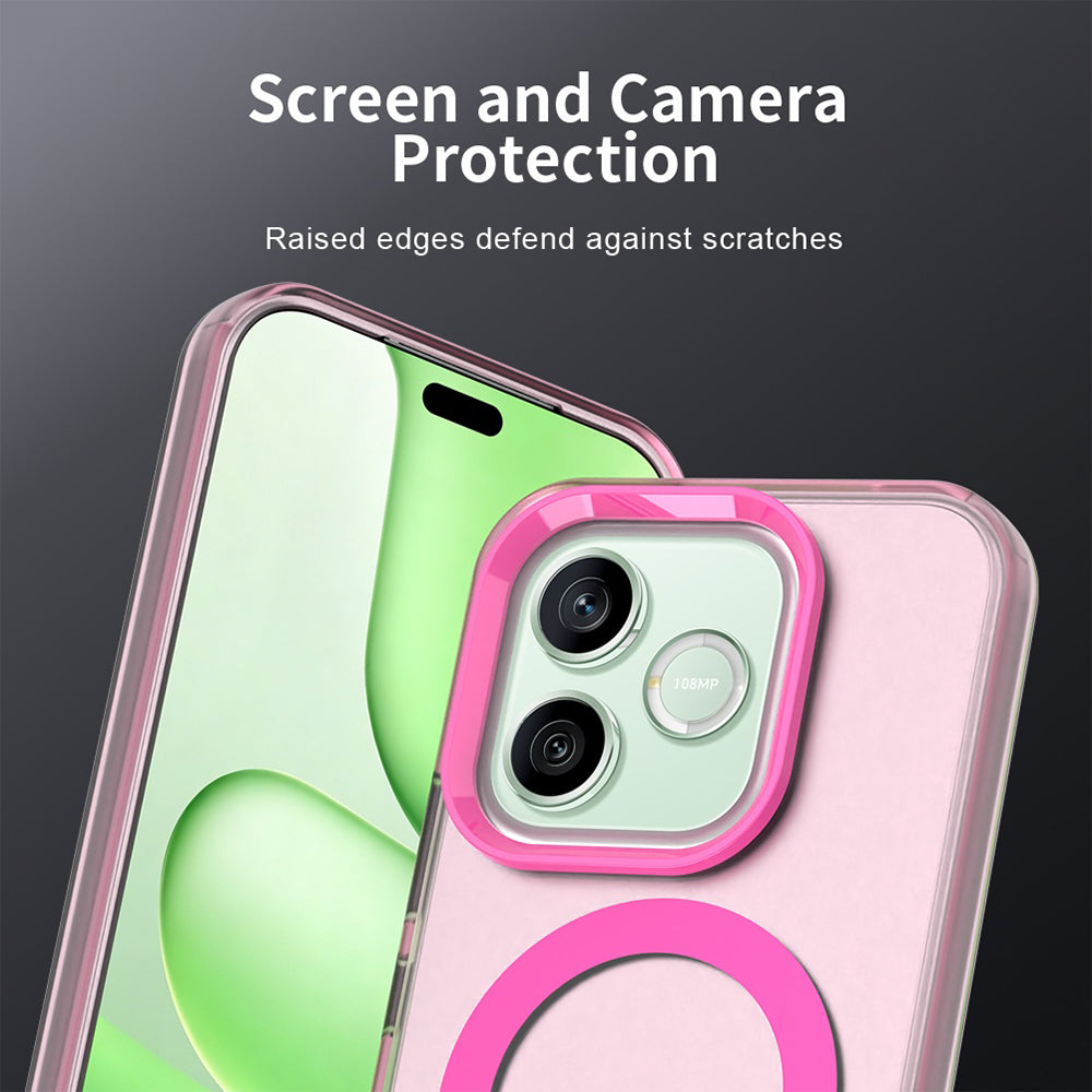 Capa MagSafe para Honor 600 Pro / 600, Techsuit, CandyCase, Rosa