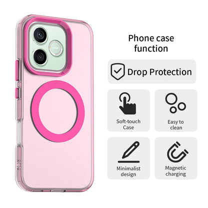 Capa MagSafe para Honor 600 Pro / 600, Techsuit, CandyCase, Rosa