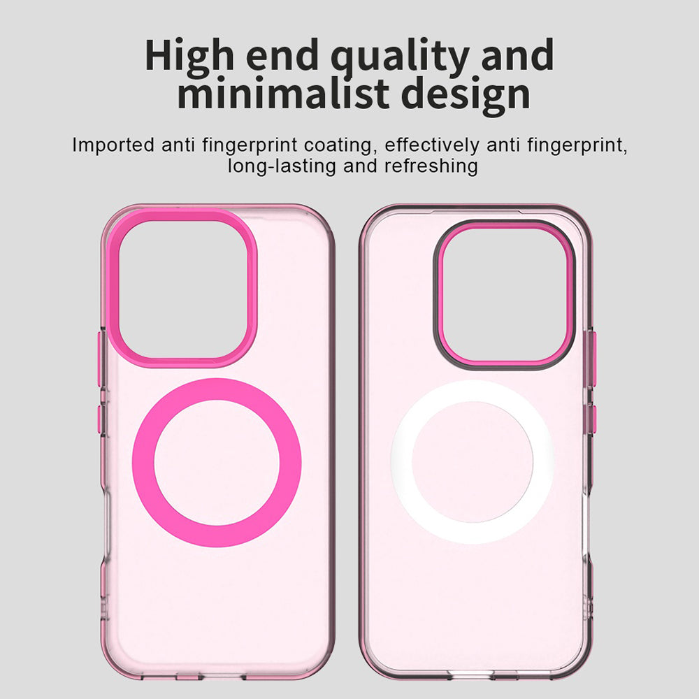 Capa MagSafe para Honor 600 Pro / 600, Techsuit, CandyCase, Rosa