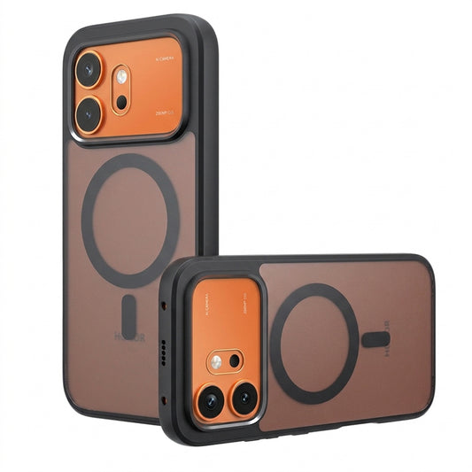 Capa MagSafe para Honor 600 Pro / 600, Techsuit, PureFrost, Preto Satinado