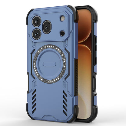 Capa MagSafe para Honor 600 Pro, Techsuit, ArmorMag, Azul