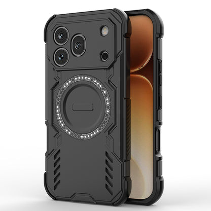 Capa MagSafe para Honor 600 Pro, Techsuit, ArmorMag, Preta