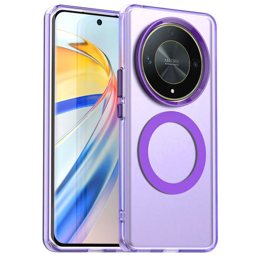 Capa MagSafe para Honor Magic6 Lite, Techsuit, CandyCase, Roxo