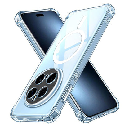 Capa MagSafe para Honor Magic7 Pro, Techsuit, à prova de choques, Transparente