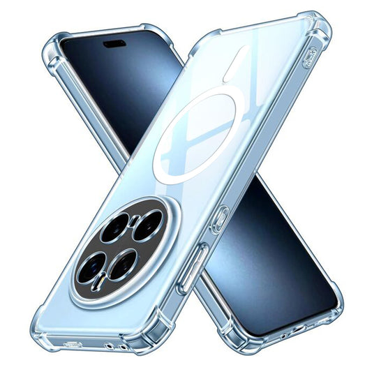 Capa MagSafe para Honor Magic7 Pro, Techsuit, à prova de choques, Transparente