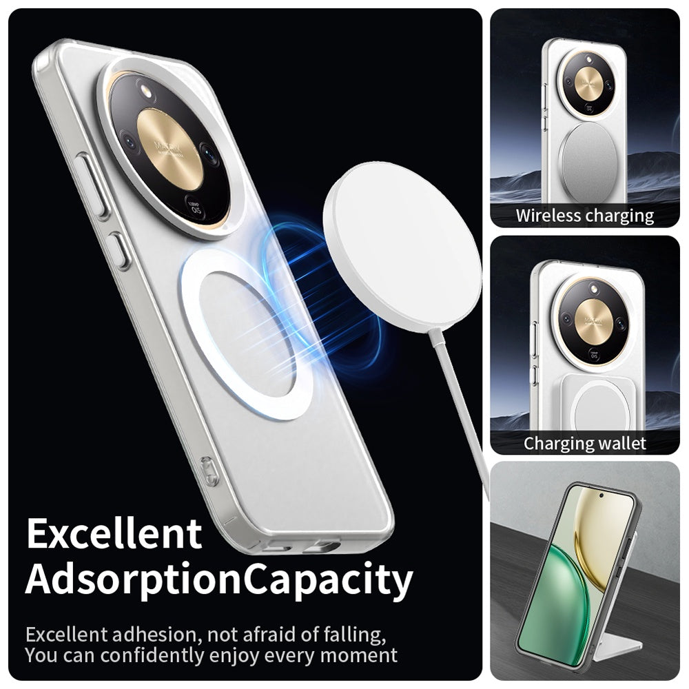 Capa MagSafe para Honor Magic8 Lite, Techsuit, CandyCase, Branca