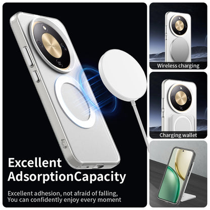 Capa MagSafe para Honor Magic8 Lite, Techsuit, CandyCase, Branca