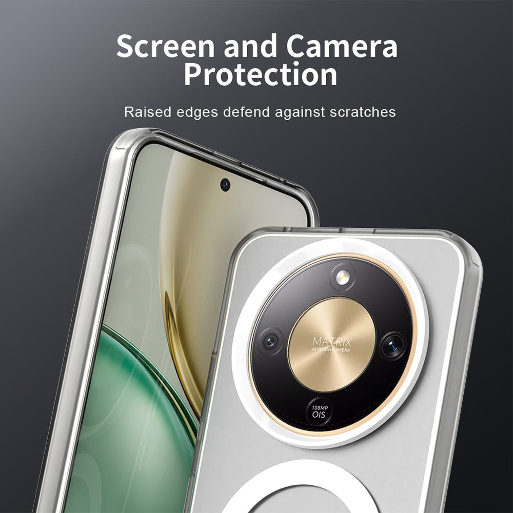 Capa MagSafe para Honor Magic8 Lite, Techsuit, CandyCase, Branca