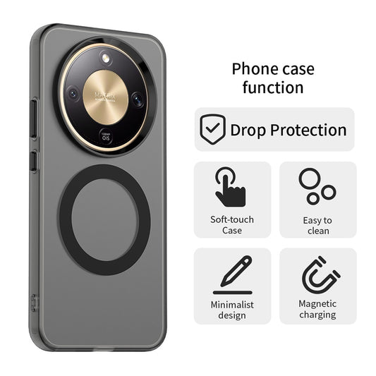 Capa MagSafe para Honor Magic8 Lite, Techsuit, CandyCase, Preta