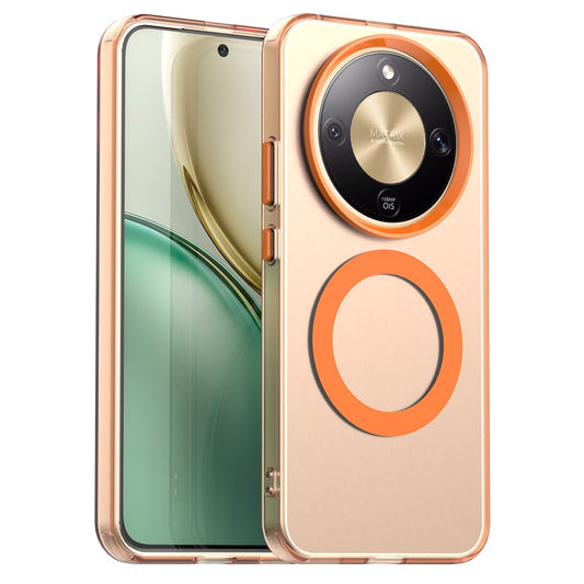 Capa MagSafe para Honor Magic8 Lite, Techsuit, CandyCase, Laranja