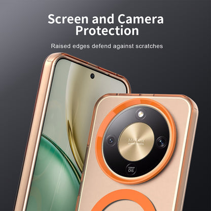 Capa MagSafe para Honor Magic8 Lite, Techsuit, CandyCase, Laranja