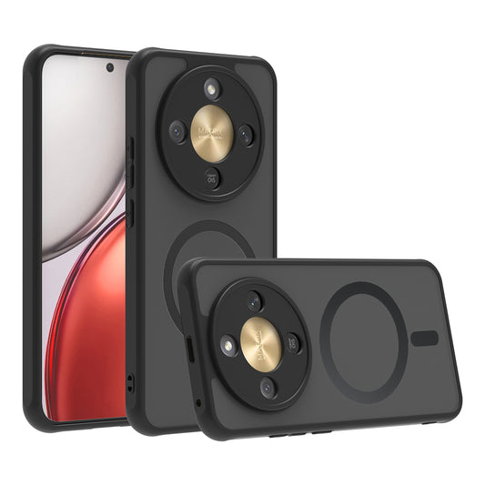 Capa MagSafe para Honor Magic8 Lite, Techsuit, HaloFrost II, Preta