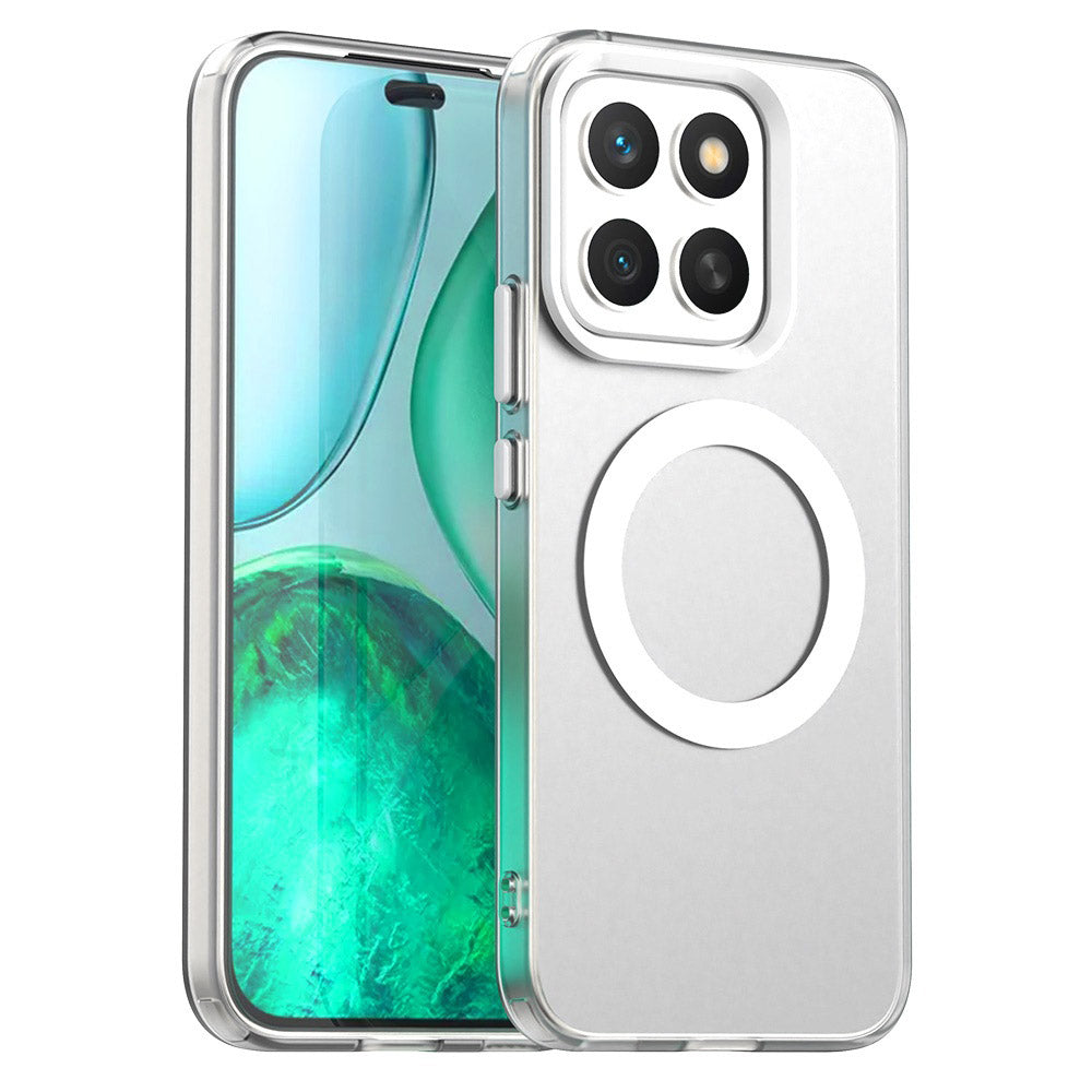 Capa MagSafe para Honor X8c, Techsuit, CandyCase, Branca