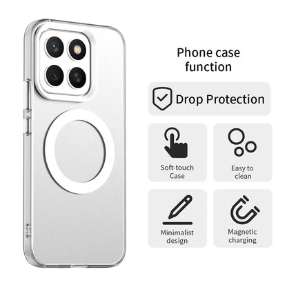 Capa MagSafe para Honor X8c, Techsuit, CandyCase, Branca