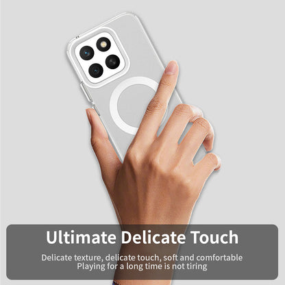 Capa MagSafe para Honor X8c, Techsuit, CandyCase, Branca