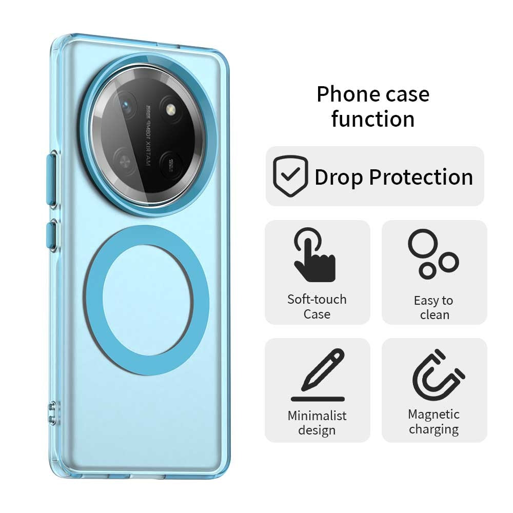 Capa MagSafe para Honor X9c / Magic7 Lite, Techsuit, CandyCase, Azul