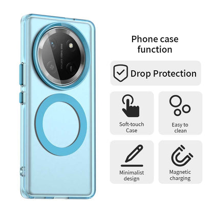 Capa MagSafe para Honor X9c / Magic7 Lite, Techsuit, CandyCase, Azul