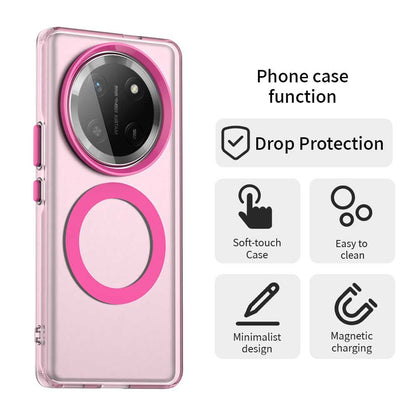 Capa MagSafe para Honor X9c / Magic7 Lite, Techsuit, CandyCase, Rosa