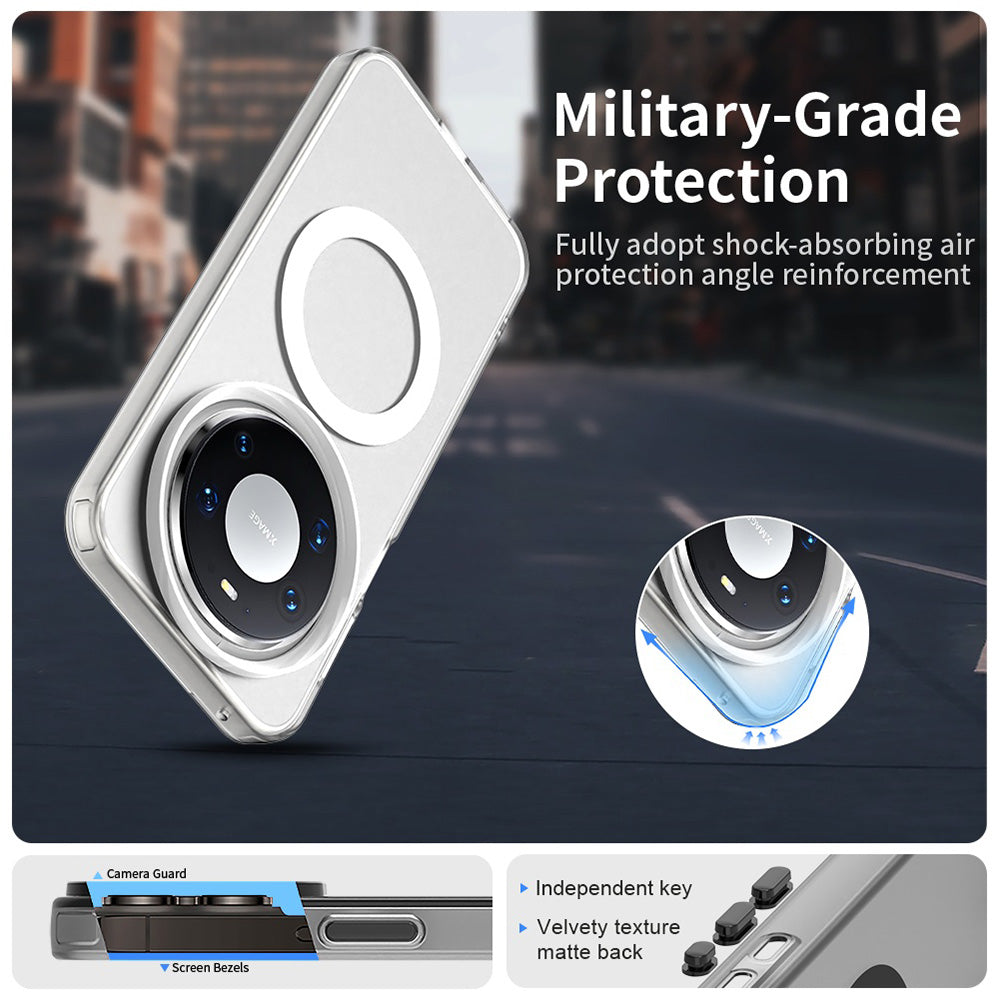 Capa MagSafe para Huawei Mate 80 Pro, Techsuit, CandyCase, Branca