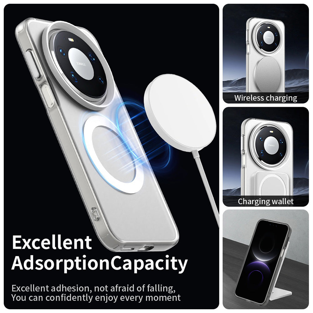 Capa MagSafe para Huawei Mate 80 Pro, Techsuit, CandyCase, Branca