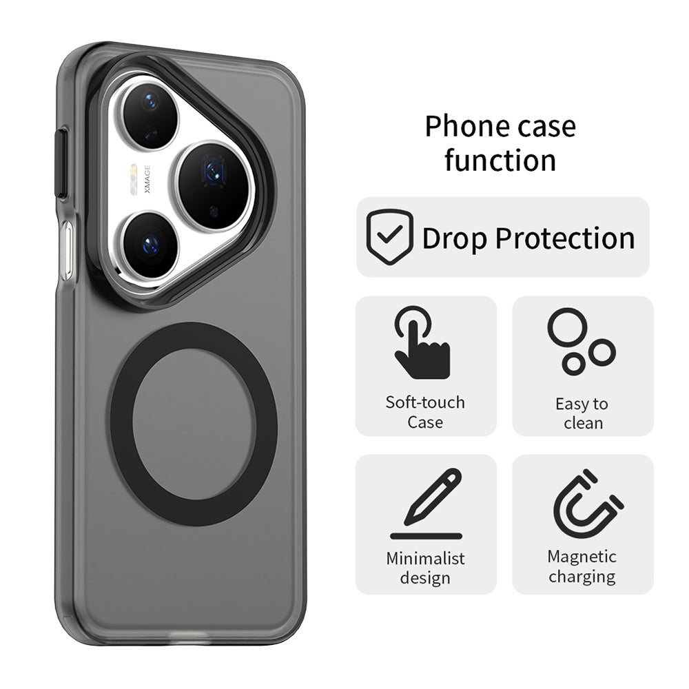 Capa MagSafe para Huawei Pura 80 Pro, Techsuit, CandyCase, Preta