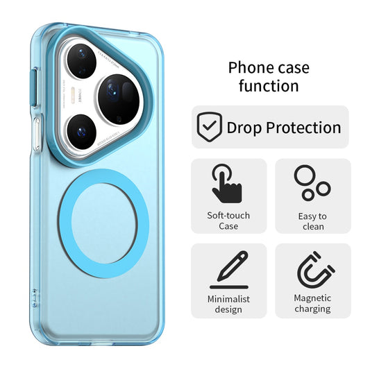 Capa MagSafe para Huawei Pura 80 Ultra, Techsuit, CandyCase, Azul