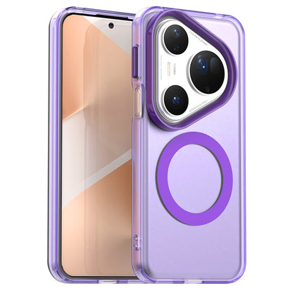 Capa MagSafe para Huawei Pura 80 Ultra, Techsuit, CandyCase, Roxo