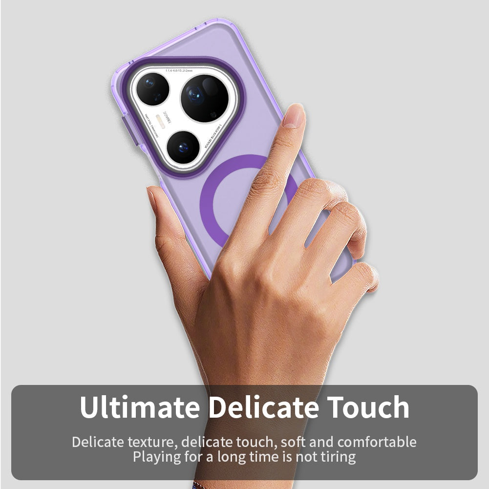 Capa MagSafe para Huawei Pura 80 Ultra, Techsuit, CandyCase, Roxo