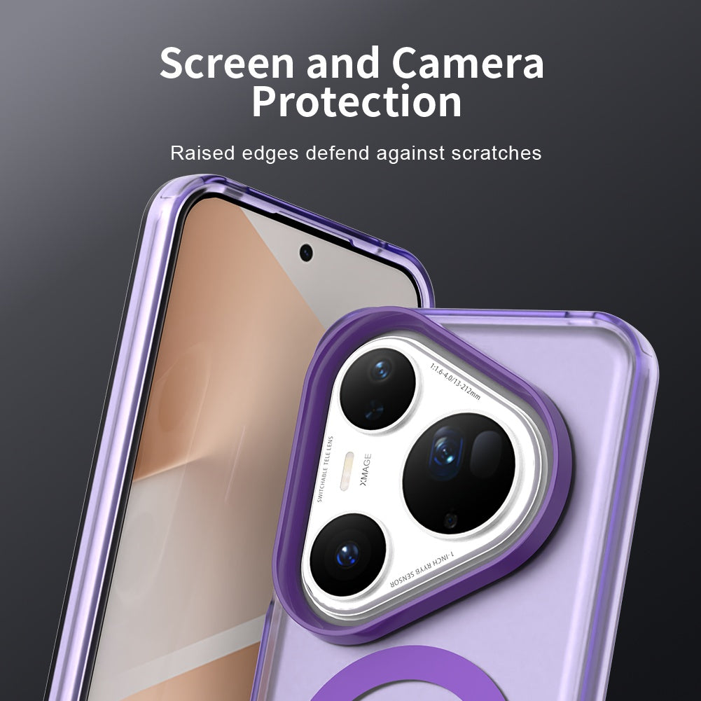 Capa MagSafe para Huawei Pura 80 Ultra, Techsuit, CandyCase, Roxo