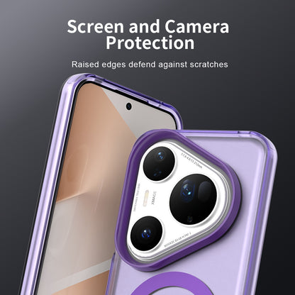 Capa MagSafe para Huawei Pura 80 Ultra, Techsuit, CandyCase, Roxo