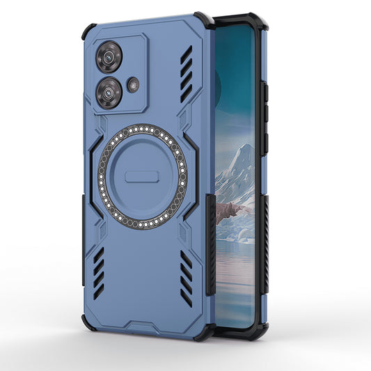 Capa MagSafe para Motorola Edge 40 Neo, Techsuit, ArmorMag, Azul