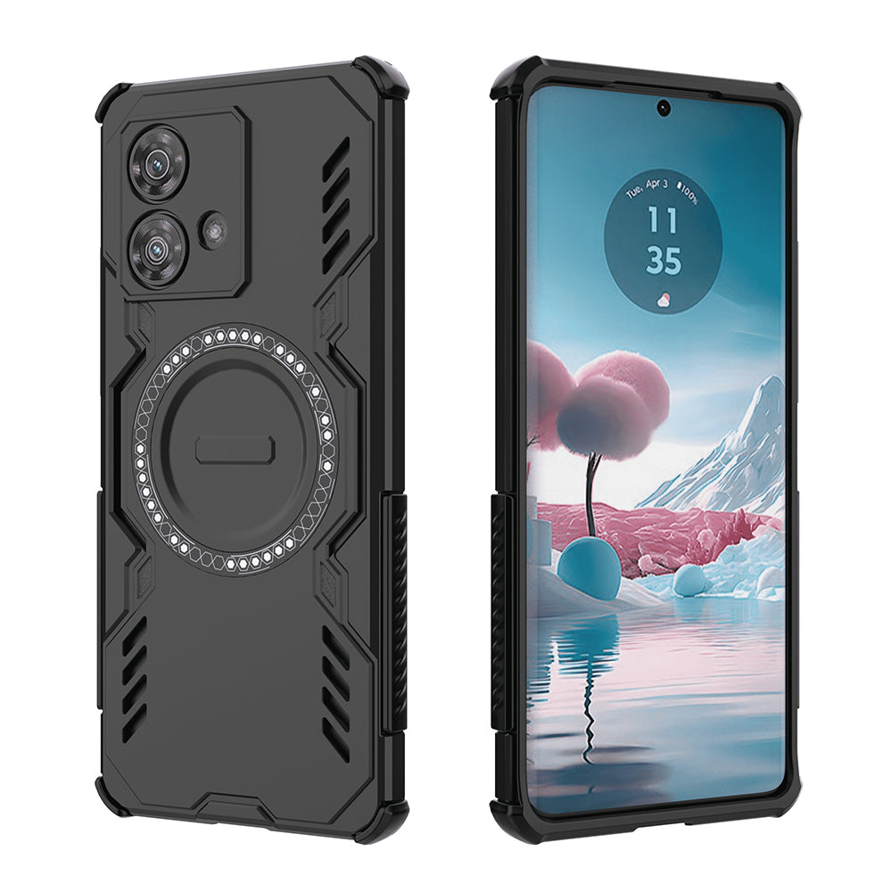 Capa MagSafe para Motorola Edge 40 Neo, Techsuit, ArmorMag, Preta