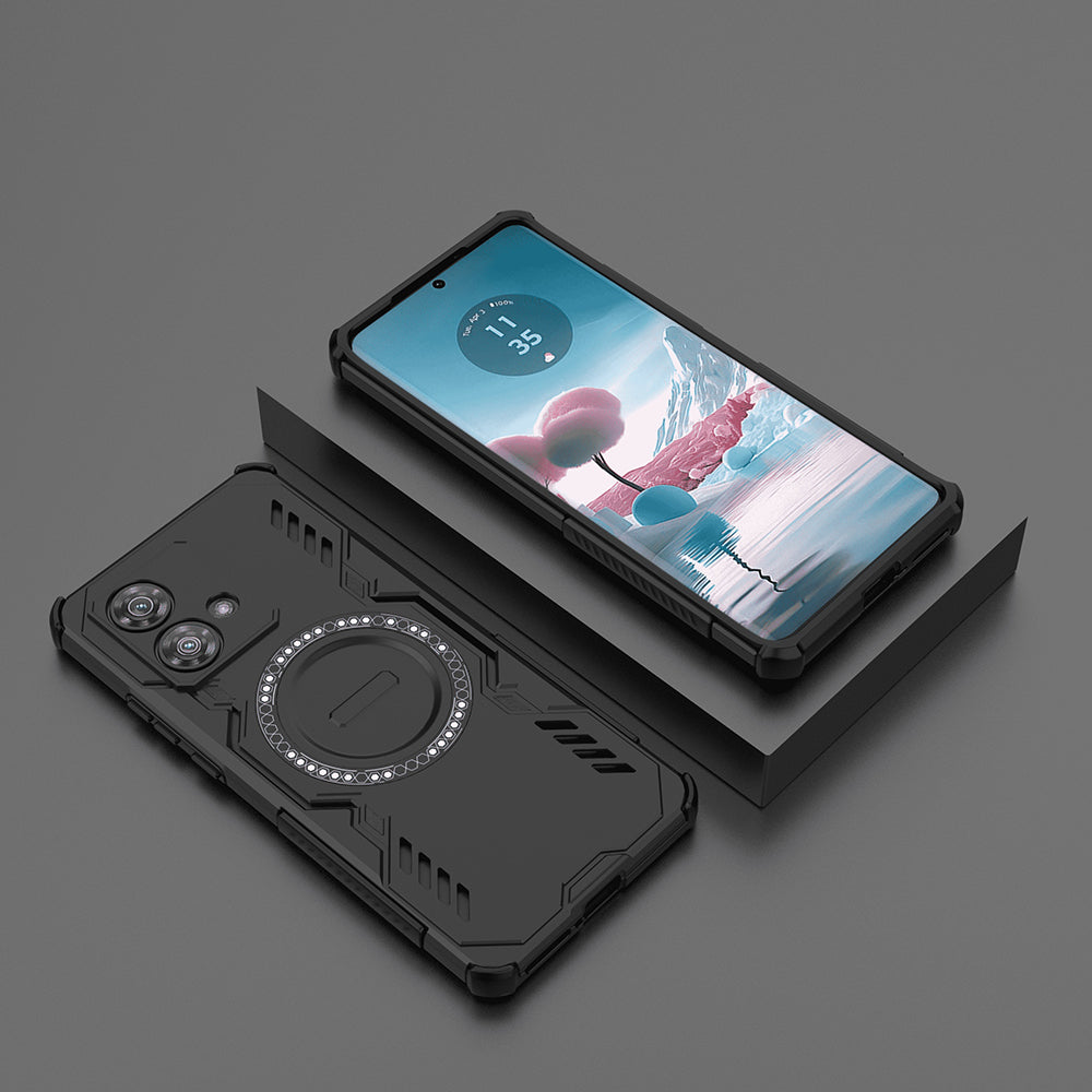 Capa MagSafe para Motorola Edge 40 Neo, Techsuit, ArmorMag, Preta