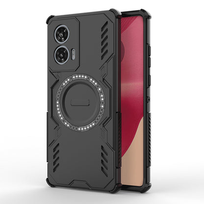 Capa MagSafe para Motorola Edge 50 Fusion, Techsuit, ArmorMag, Preta