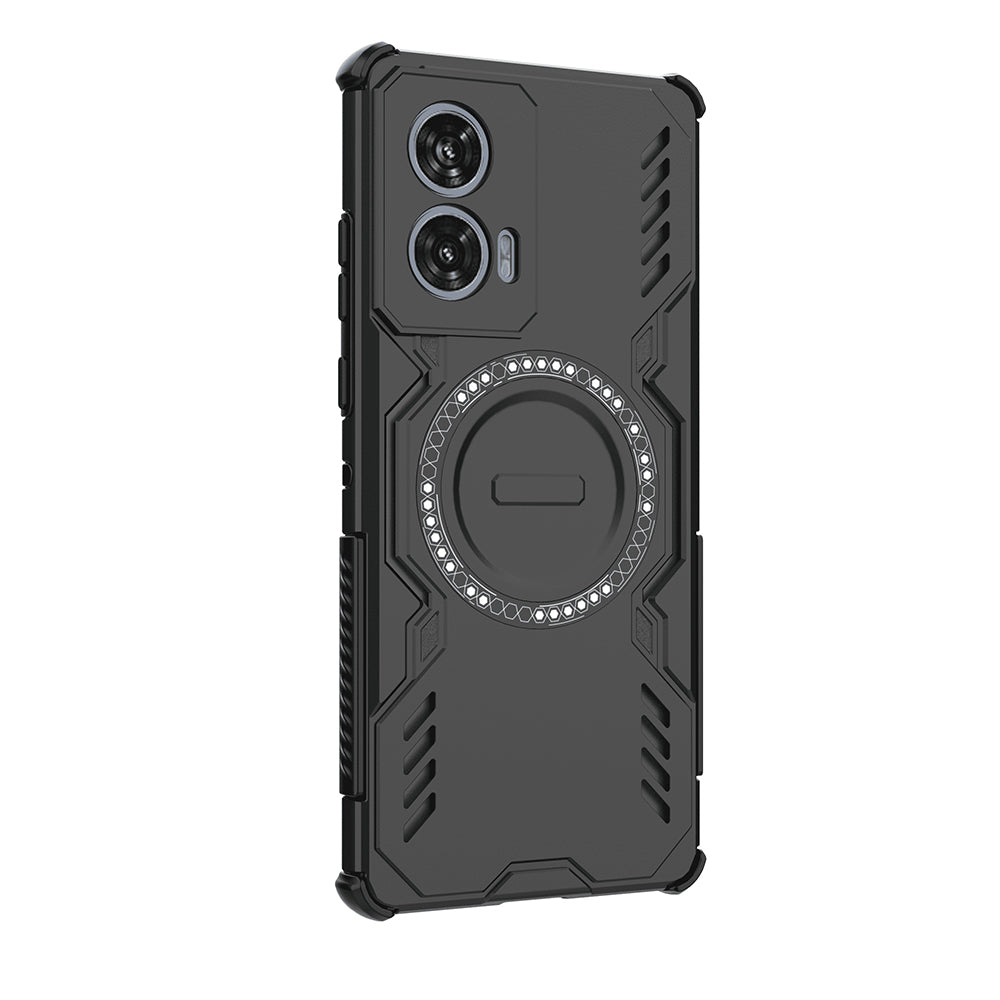 Capa MagSafe para Motorola Edge 50 Fusion, Techsuit, ArmorMag, Preta