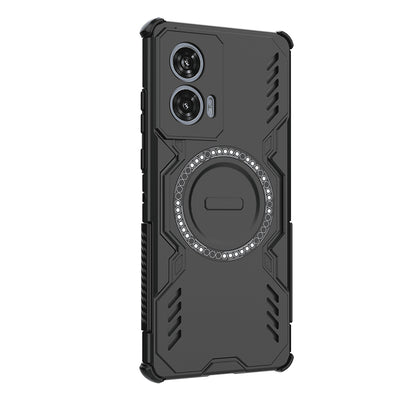 Capa MagSafe para Motorola Edge 50 Fusion, Techsuit, ArmorMag, Preta