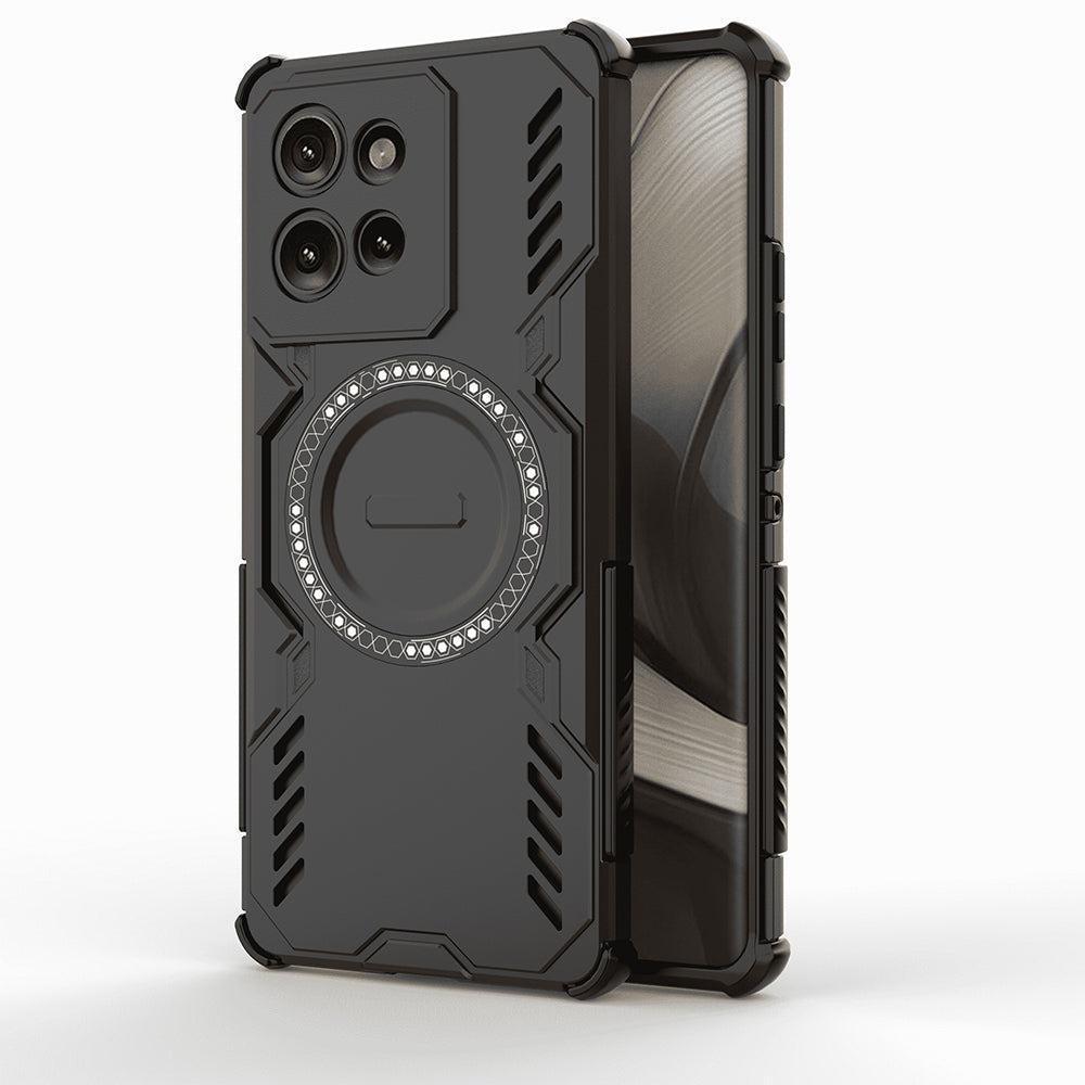Capa MagSafe para Motorola Edge 50, Techsuit, ArmorMag, Preta