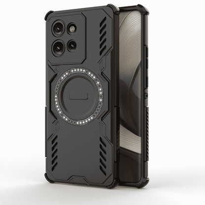Capa MagSafe para Motorola Edge 50, Techsuit, ArmorMag, Preta