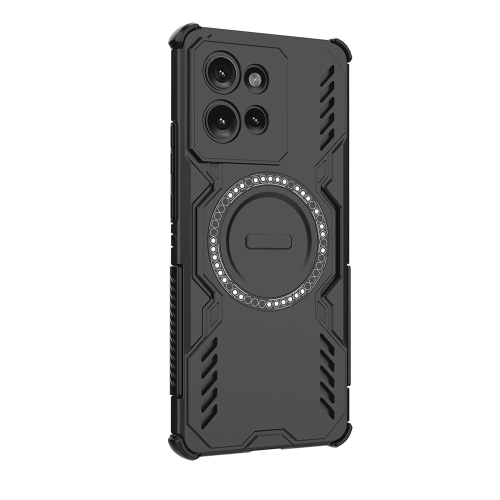 Capa MagSafe para Motorola Edge 50, Techsuit, ArmorMag, Preta