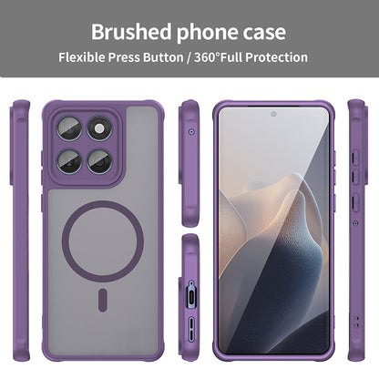 Capa MagSafe para Motorola Edge 60 Fusion / Edge 60, Techsuit, HaloFrost II, Roxo
